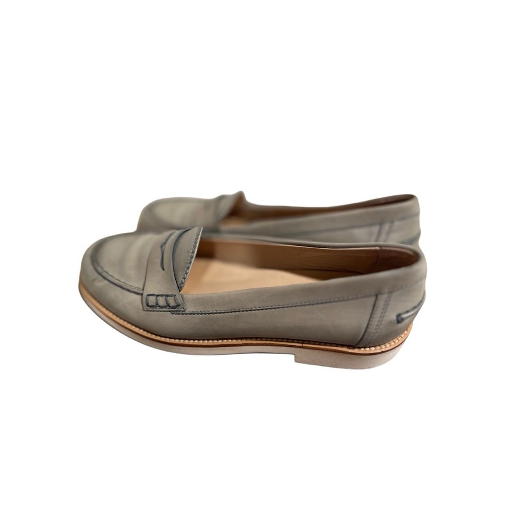 TOD’s Women’s Leather Loafer Sea Foam Green Flat Size 39 EU Made in Italy - Picture 8 of 17